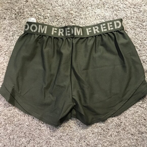 Under Armour Freedom OG Green Running Shorts - Picture 3 of 5